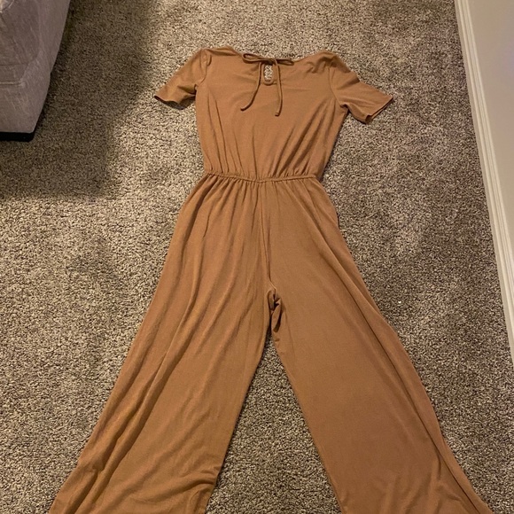 Zenana Outfitters Brown Jumpsuit - Picture 5 of 6